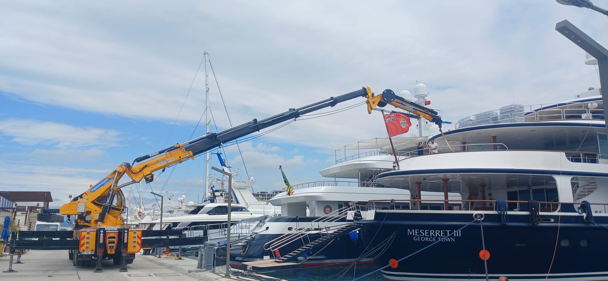 Setur Marina tekne taşıma